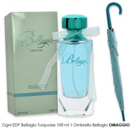 Bellagio turquoise edp 100 ml + ombrello omaggio