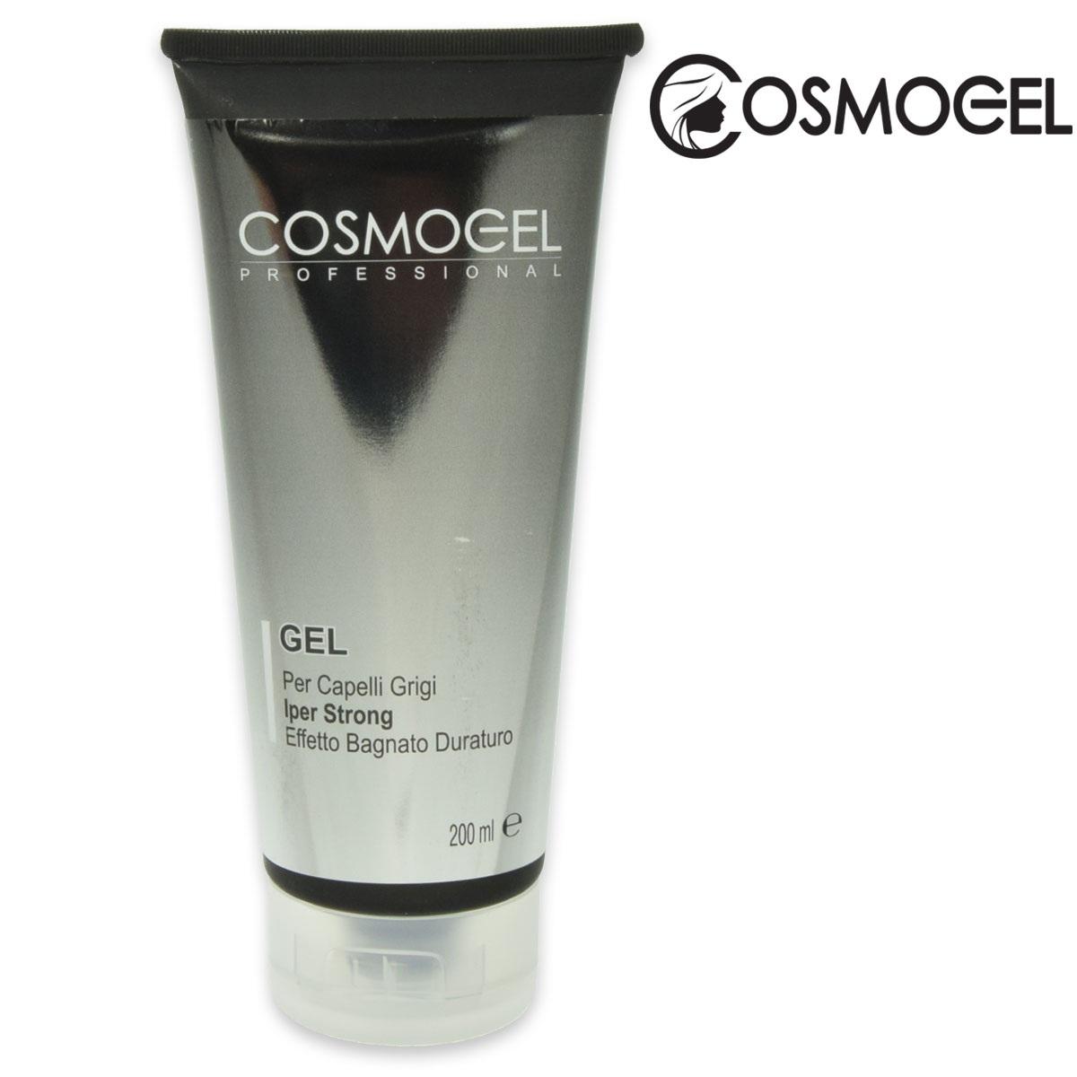 Gel professionale per capelli grigi tubo 200 ml black