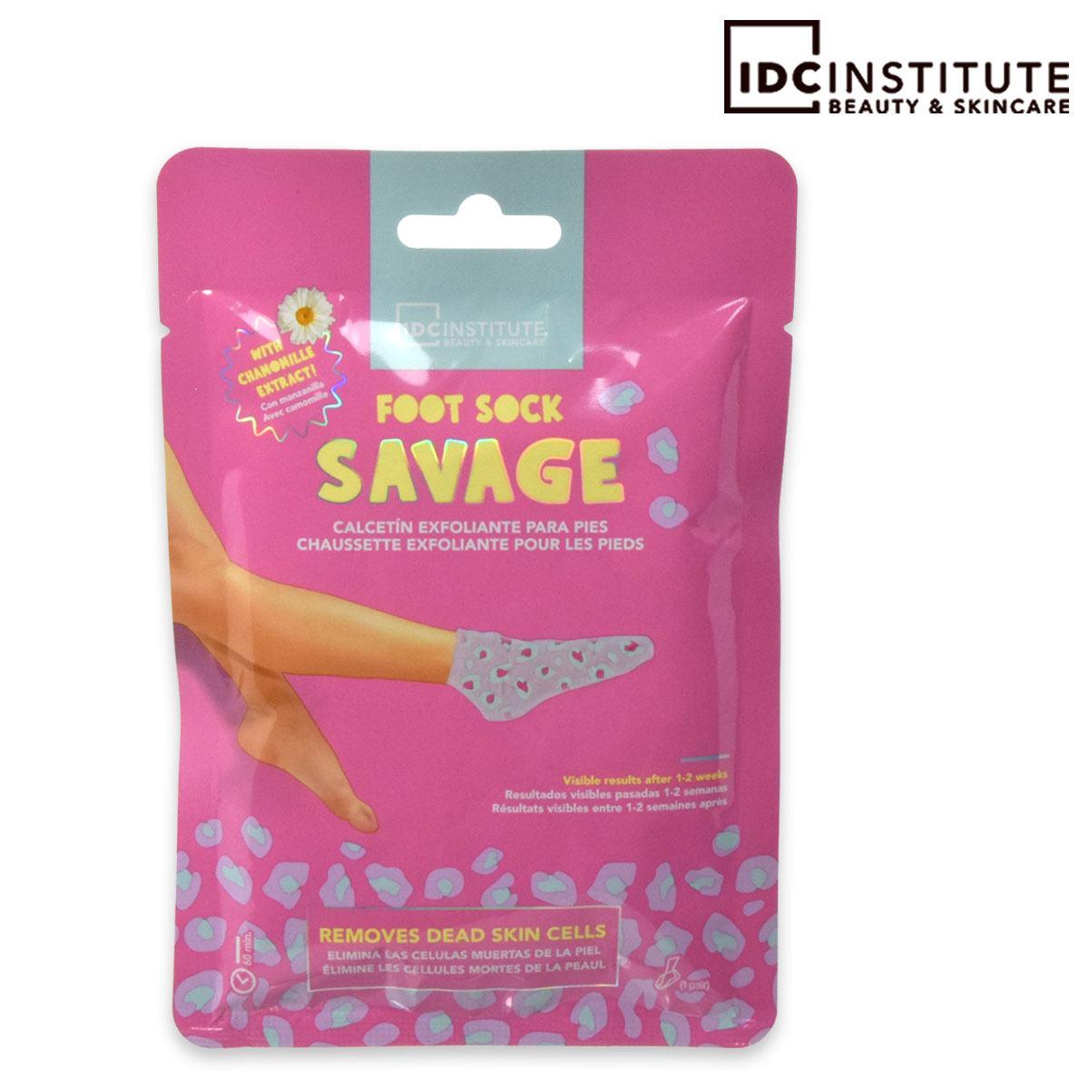 Idc institute savage exfoliating foot sock