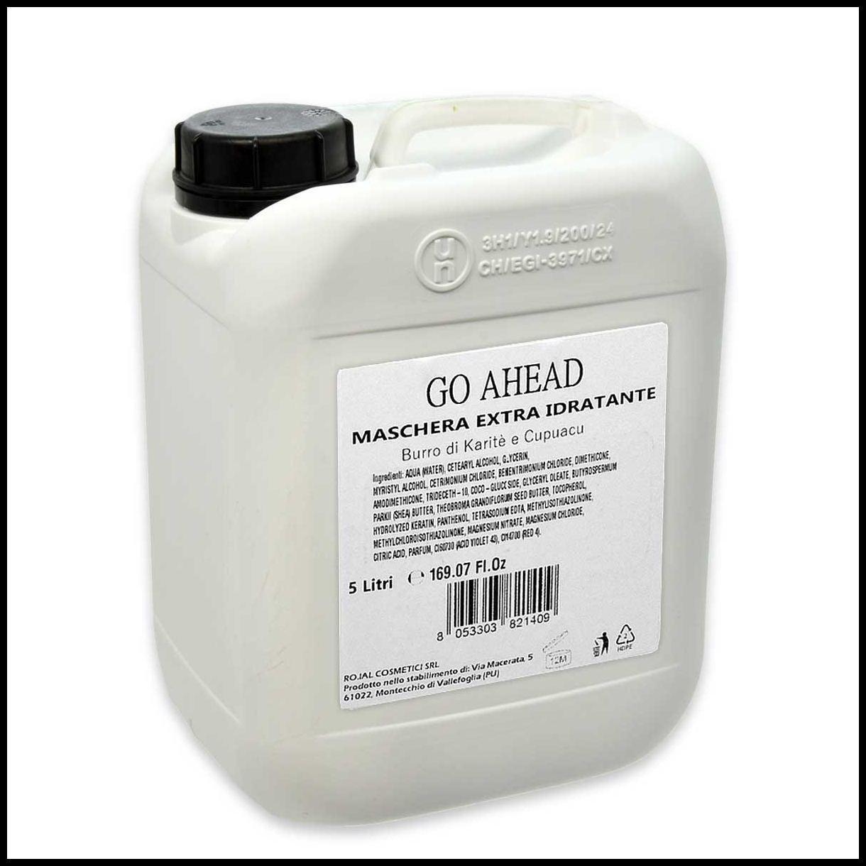 Go ahead maschera extra idratante - linea lilla 5 litri