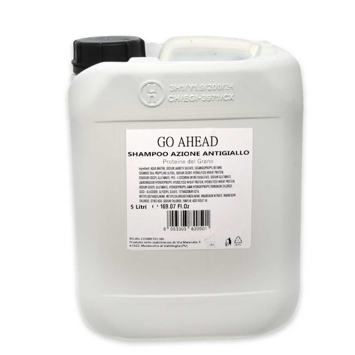 Go ahead shampoo antigiallo 5 litri