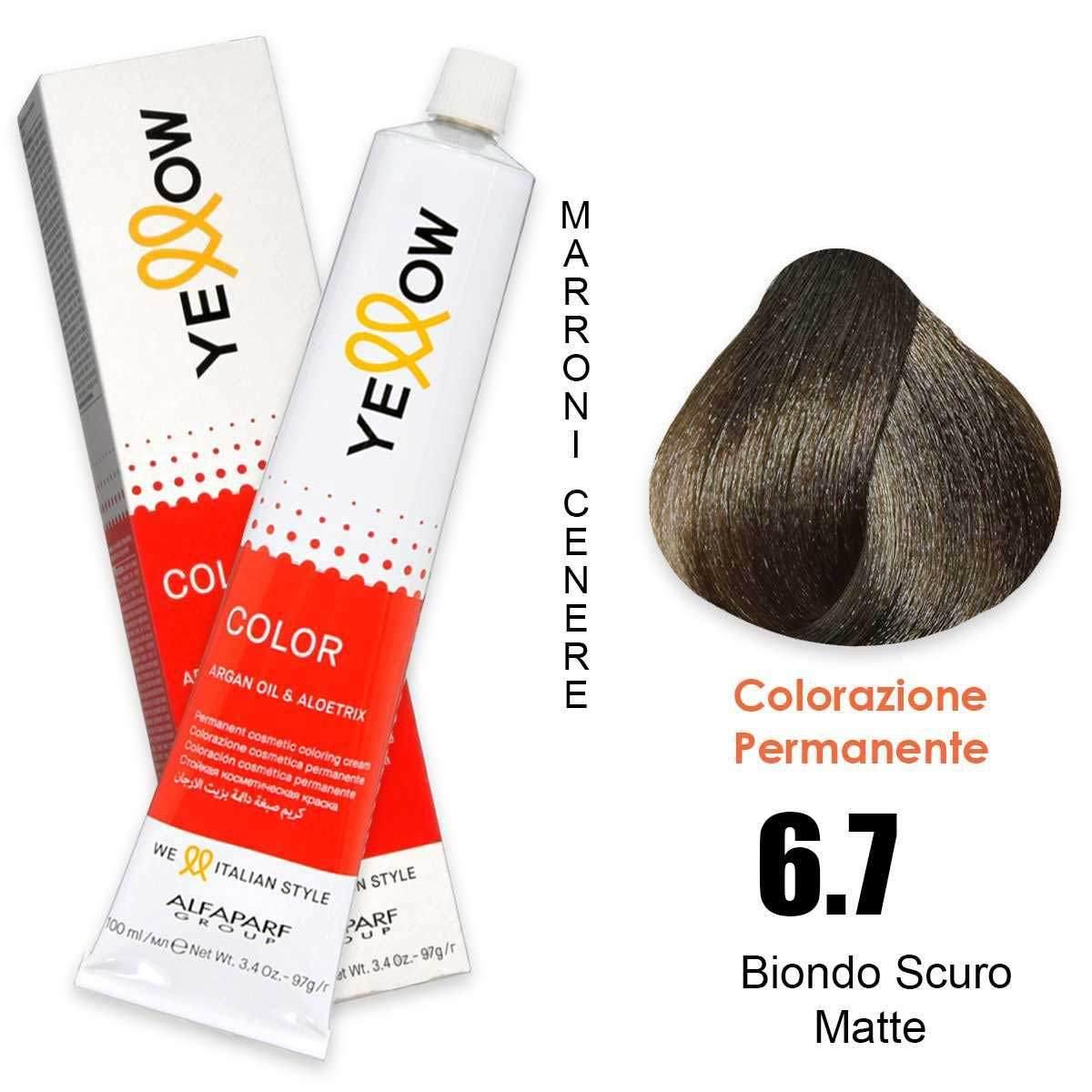 Alfaparf yellow color permanent 6.7 100ml