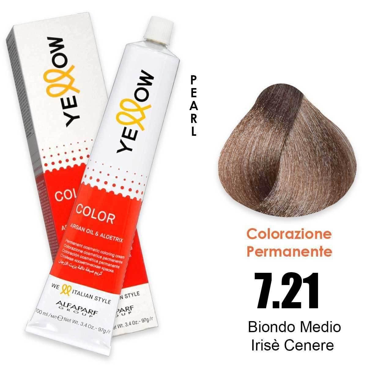 Alfaparf yellow color permanent 7.21 100ml