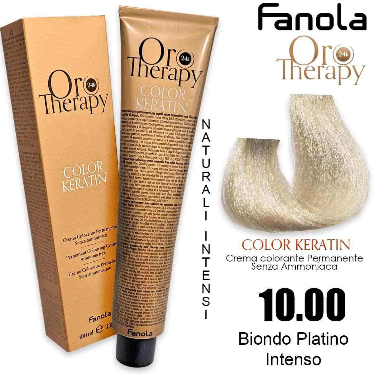 Fanola oro therapy color keratin 100 ml 10.00