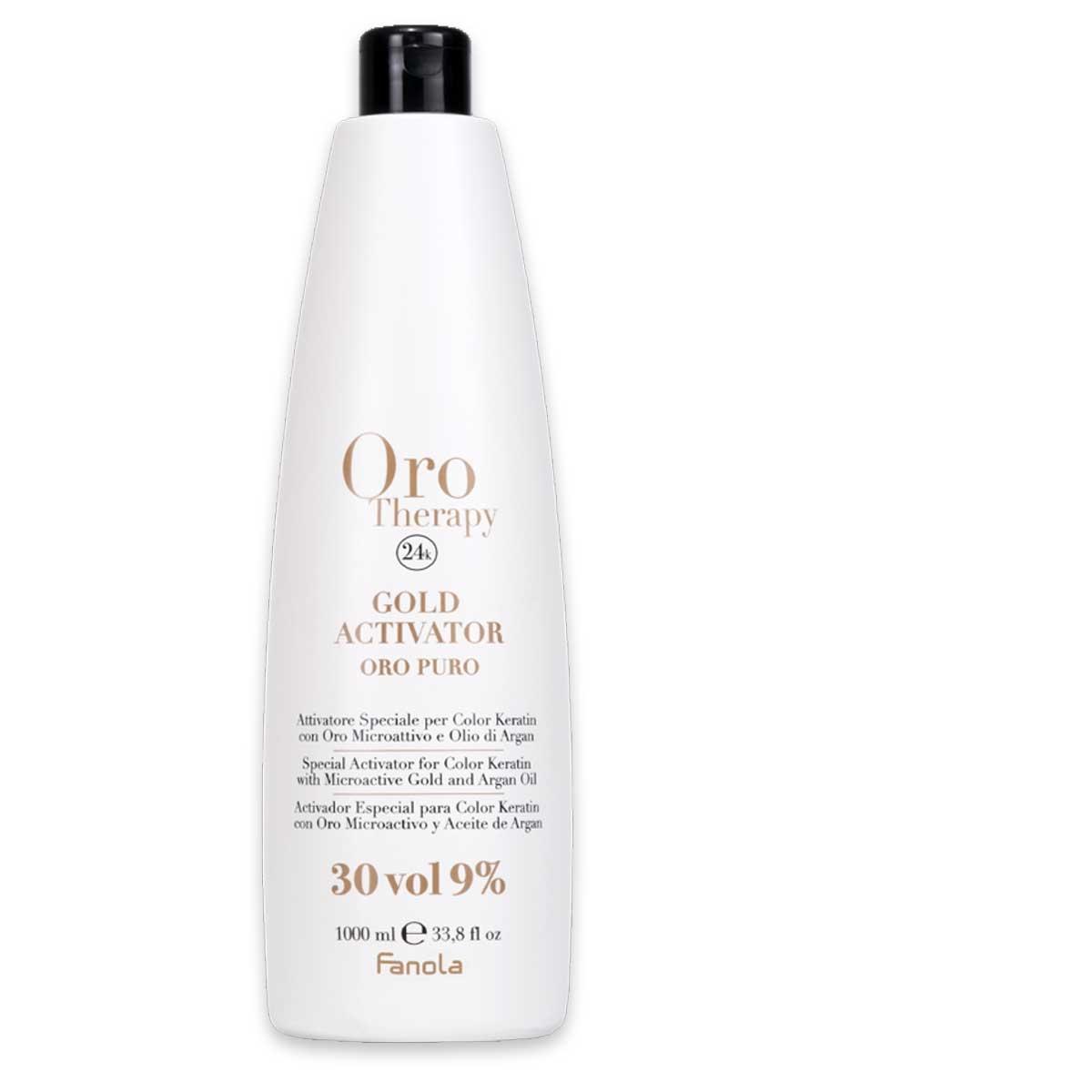 Fanola oro therapy gold activator 1000 ml 30 vol