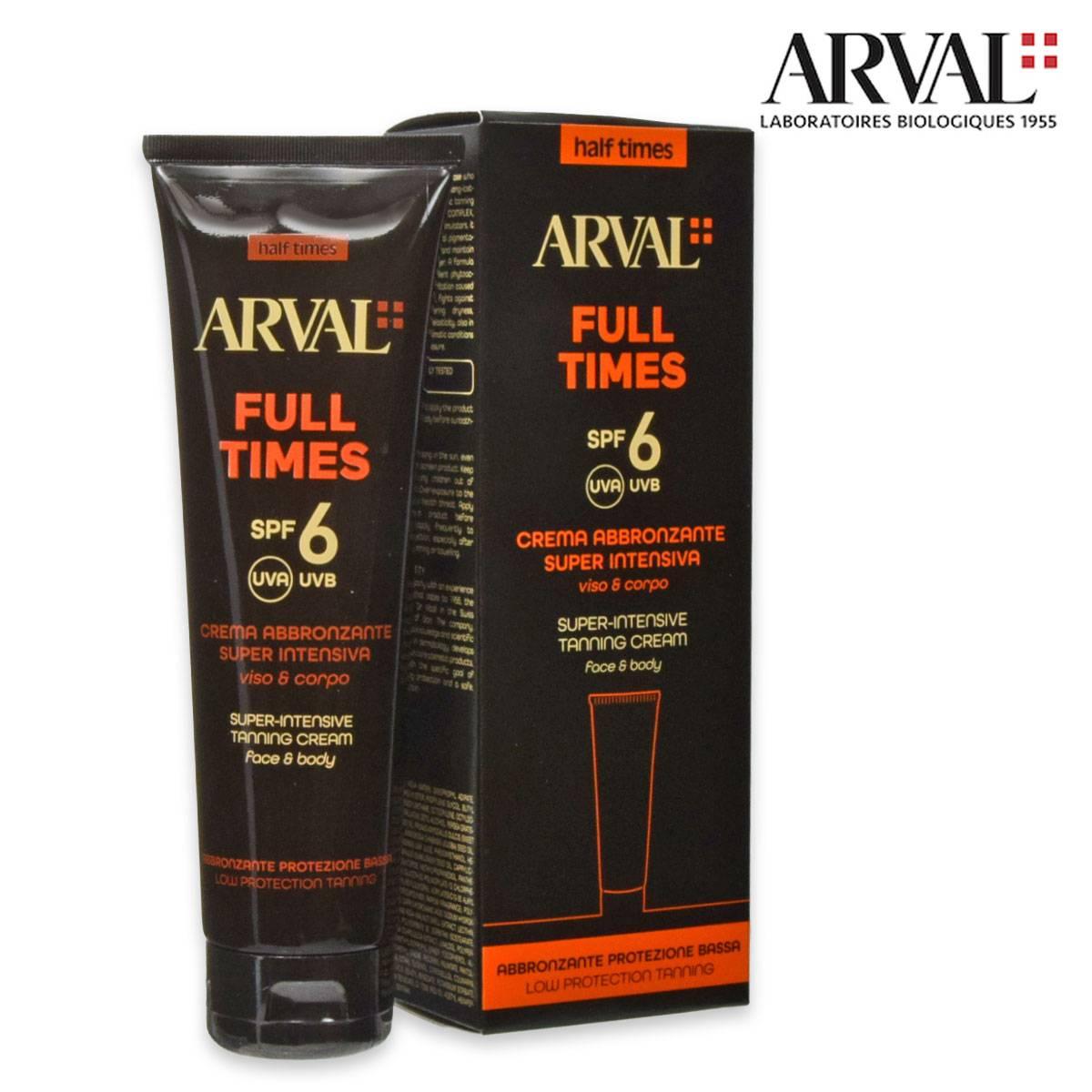 Arval full times crema concentrata superabbronzante spf 6  150 ml