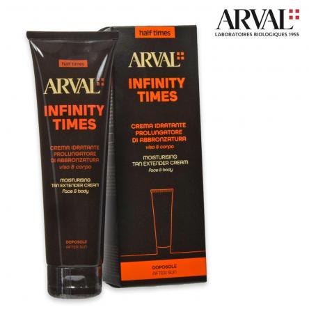 Arval half times infinity times crema idratante prolungatore di abbronzatura 150 ml