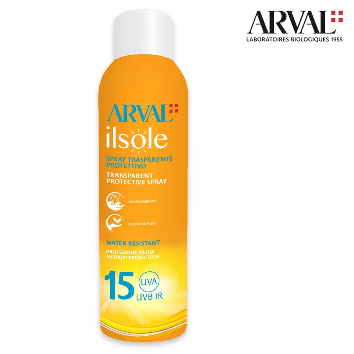 Arval il sole - spray trasparente protettivo spf15 200 ml