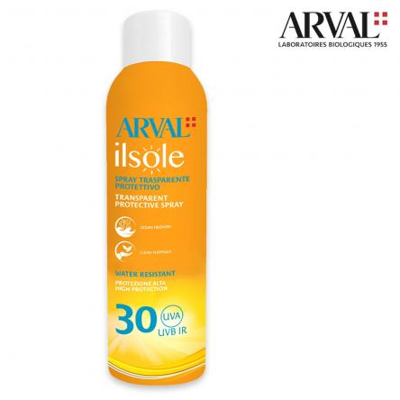 Arval il sole - spray trasparente protettivo spf30 200 ml.
