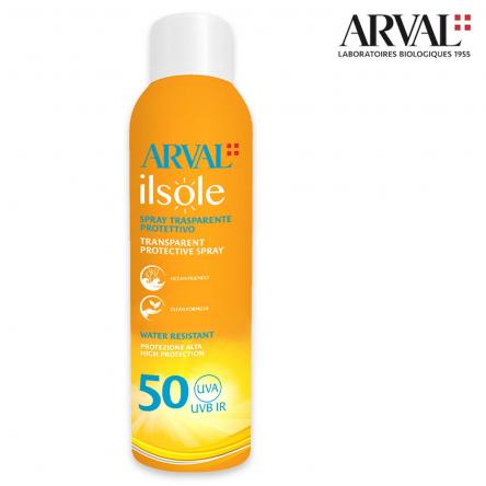 Arval il sole - spray trasparente protettivo spf50 200 ml.