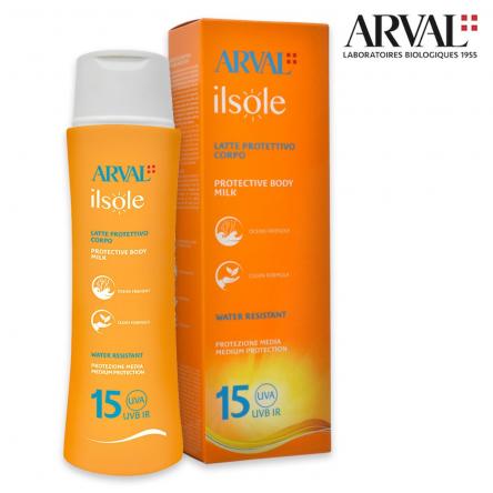 Arval il sole - latte protettivo corpo spf15 200 ml