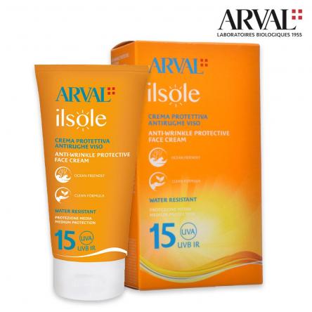 Arval il sole - crema protettiva anti rughe viso 50 ml spf15