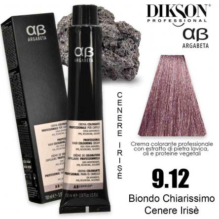 Dikson argabeta color 100 ml 9.12 biondo chiarissimo cenere irisÈ