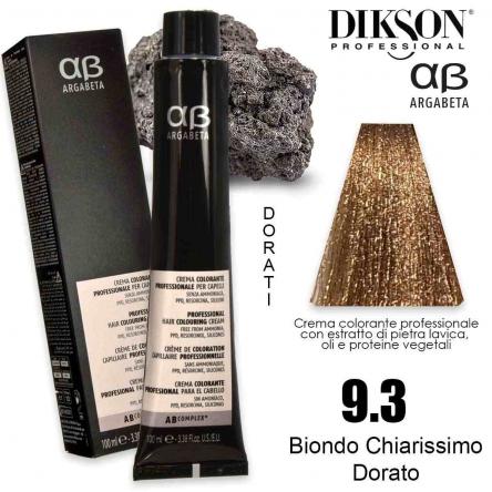Dikson argabeta color 100 ml 9.3 biondo chiarissimo dorato