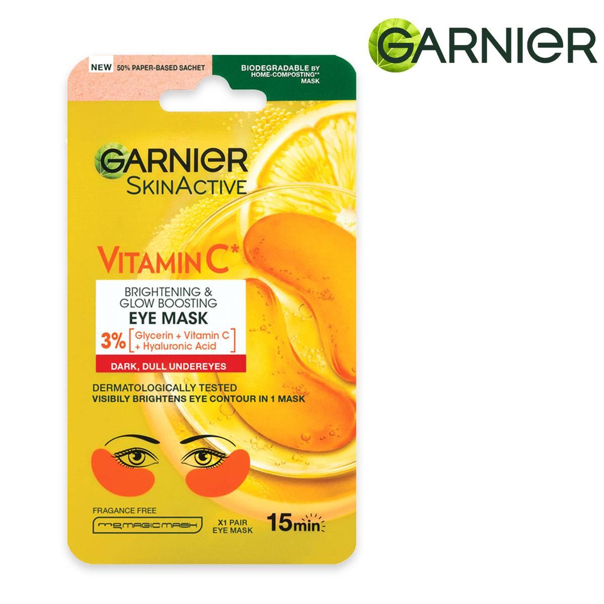 Garnier skin active vitamin c eye mask 15 minuti