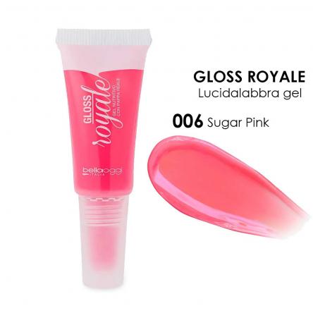 Bella oggi gloss royale lucidalabbra gel con pappa reale sugar pink 006