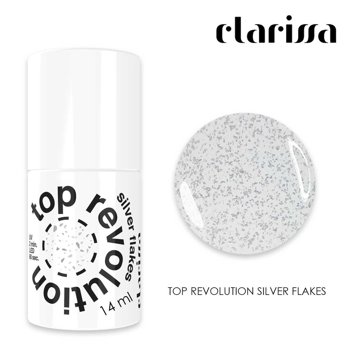 Clarissa top revolution silver flakes 14 ml