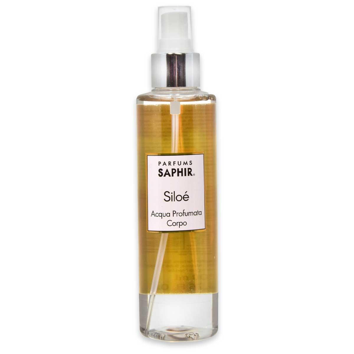 Frasco 200 ml body mist saphir siloe