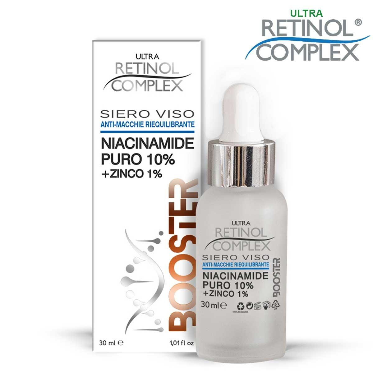 Retinol complex siero antimacchie con niamicide 10% e zinco 1 % 30 ml