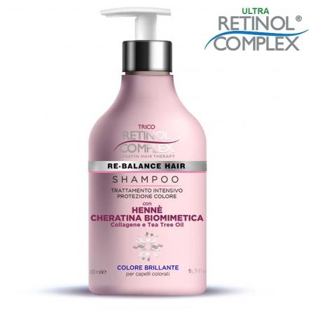 Keratin complex shampoo 500 ml con hennÈ cheratina & collagene
