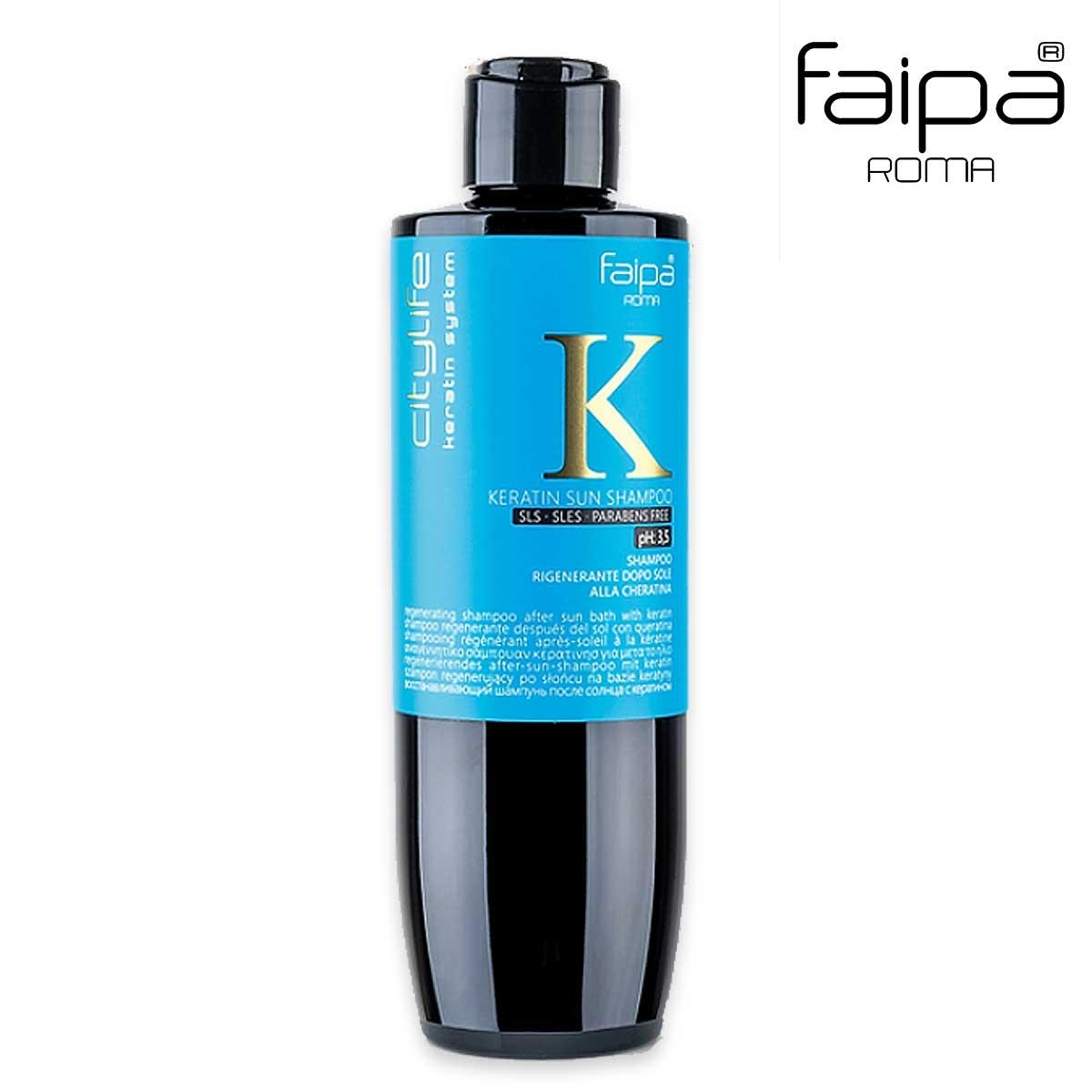Faipa citylife keratin sun shampoo 250 ml