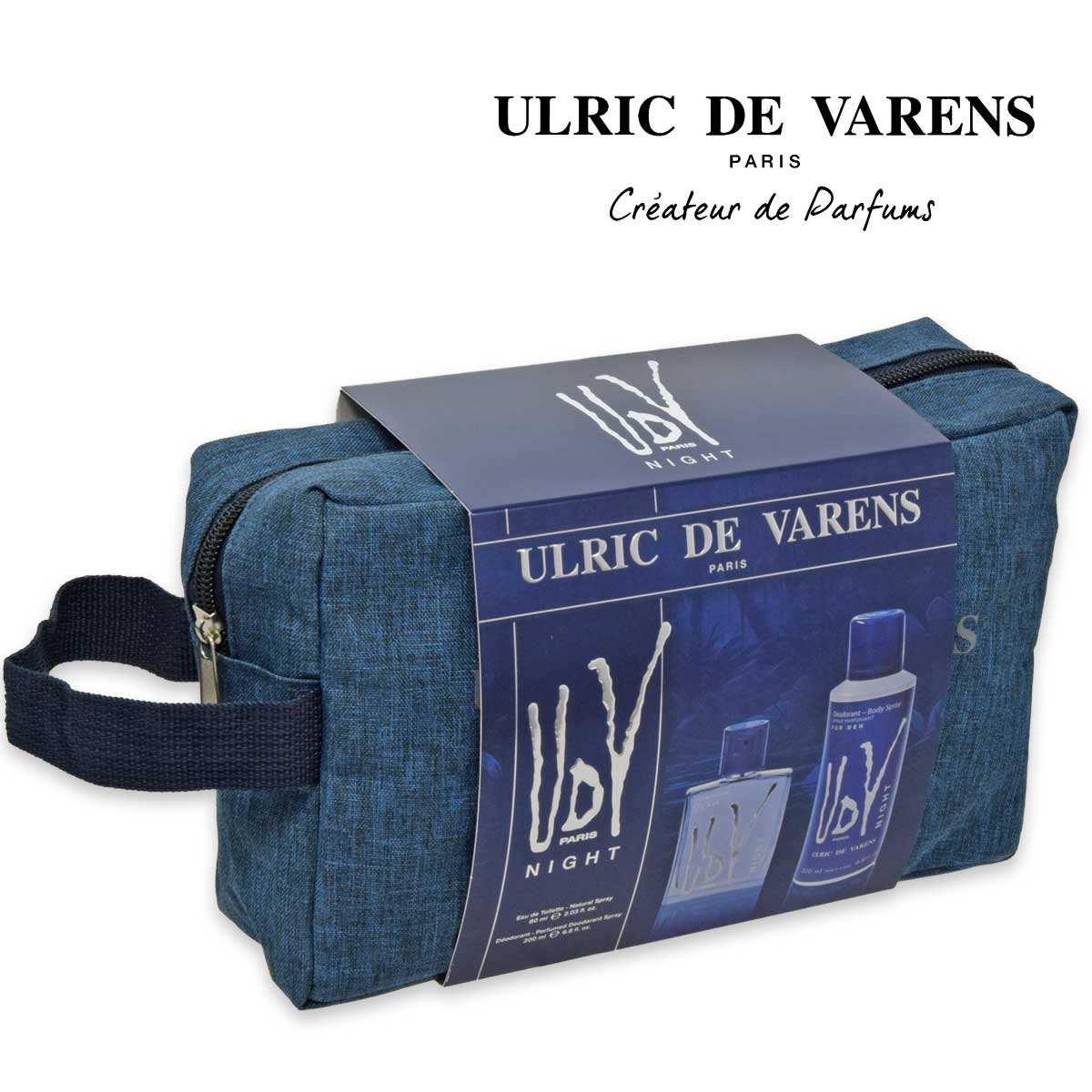 Ulric de varens set night(m)bag edt 60ml+ deo spray 200 ml