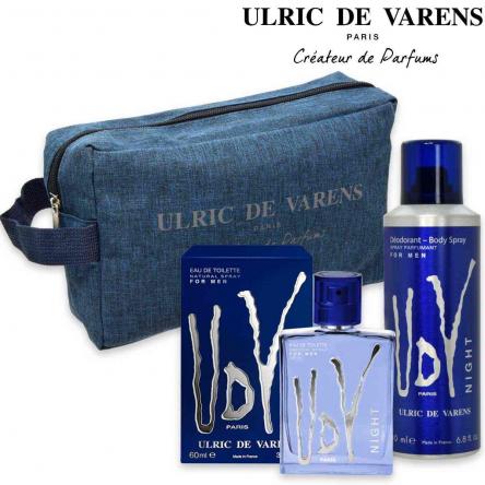 Ulric de varens set night(m)bag edt 60ml+ deo spray 200 ml