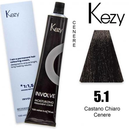 Kezy involve color 100 ml castano chiaro cenere 5.1