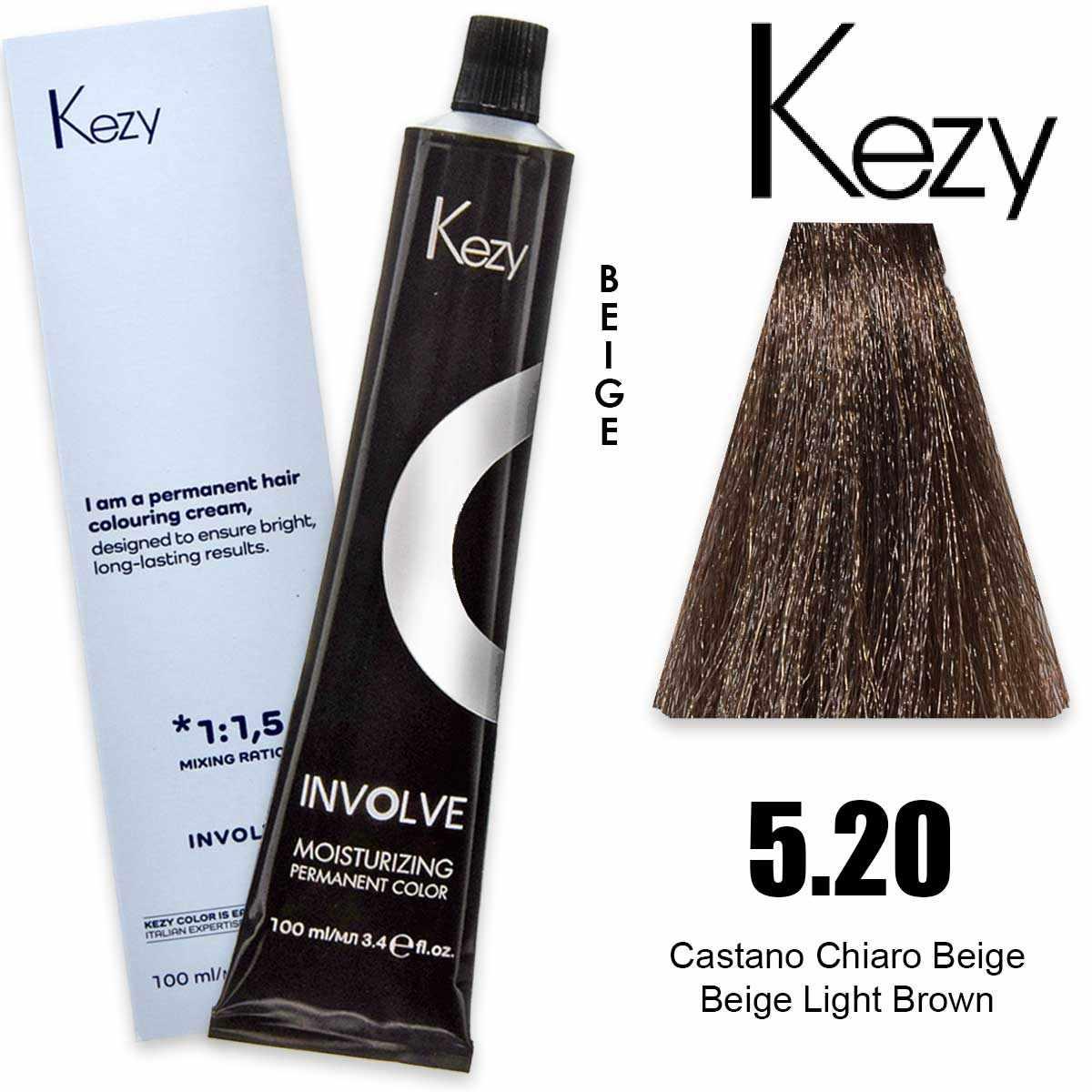 Kezy involve color 100 ml castano chiaro beige 5.2