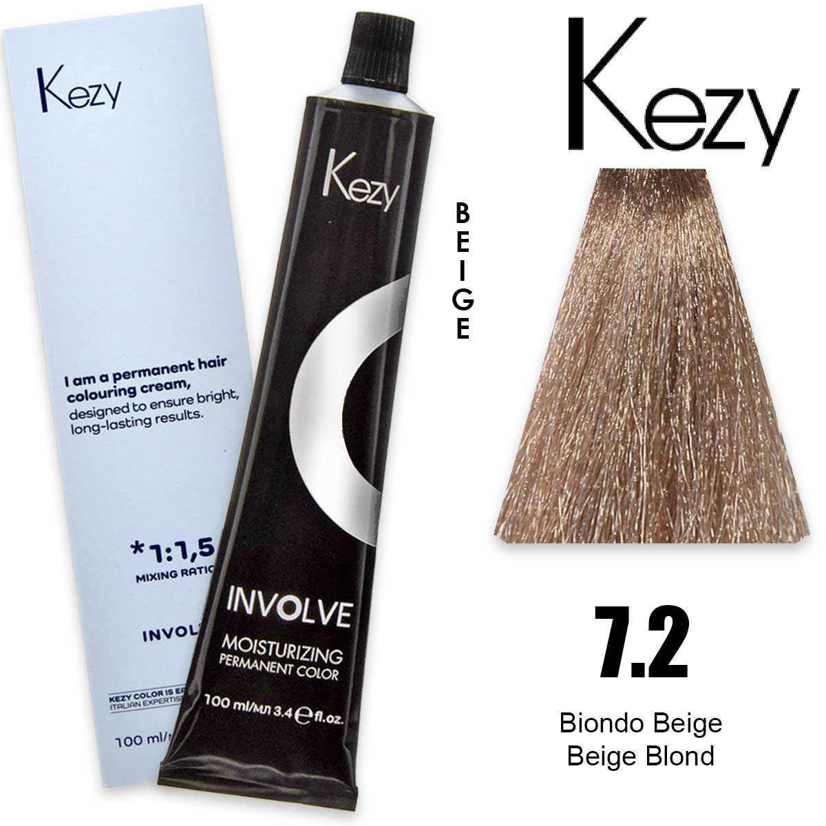 Kezy involve color 100 ml biondo beige 7.2