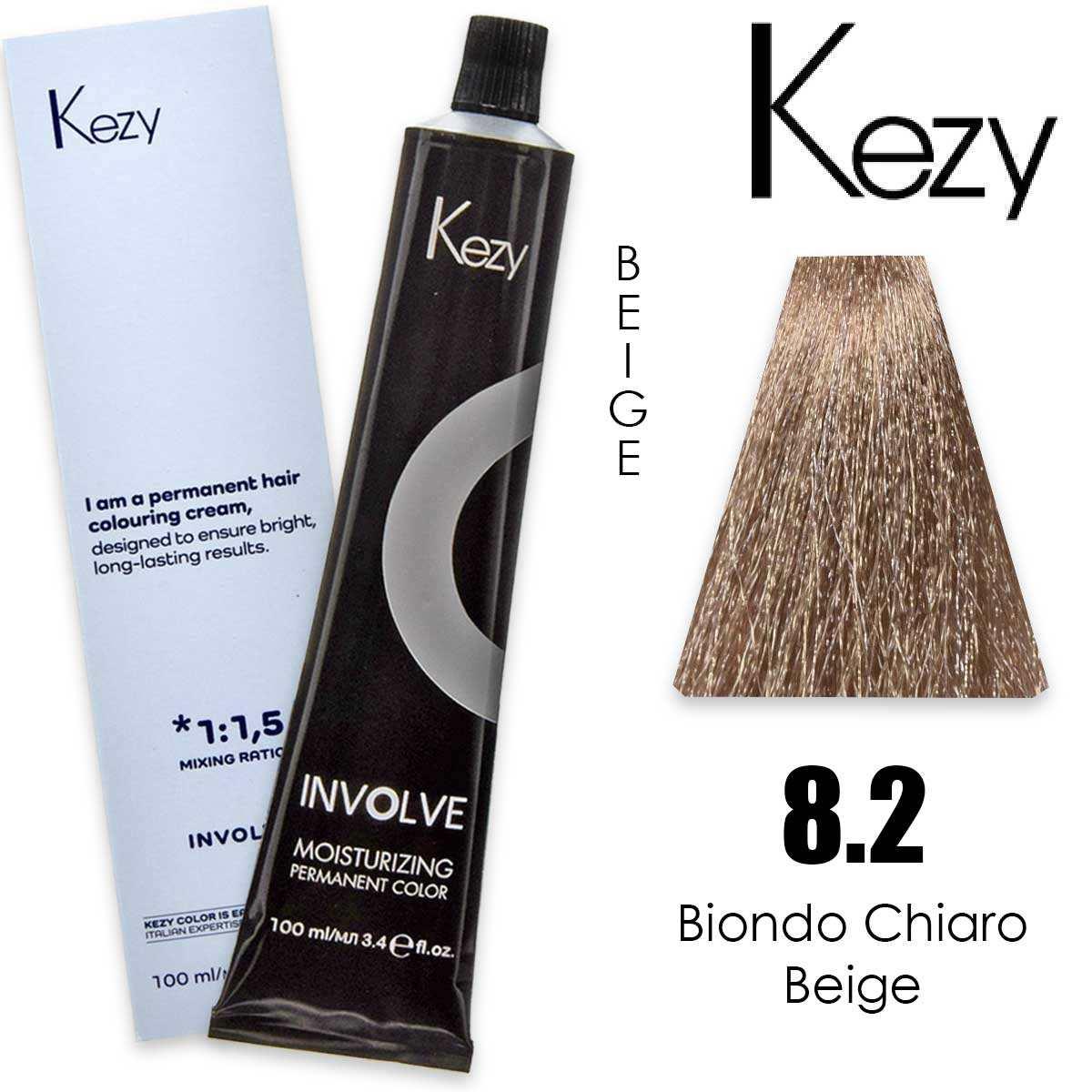 Kezy involve color 100 ml biondo chiaro beige 8.2