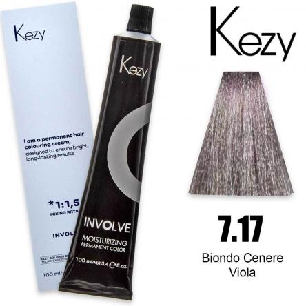 Kezy involve color 100 ml biondo cenere viola 7.17