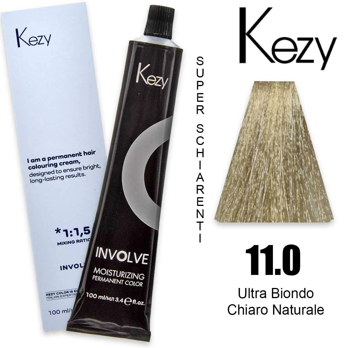 Kezy involve color 100 ml ultra biondo chiaro naturale 11.0