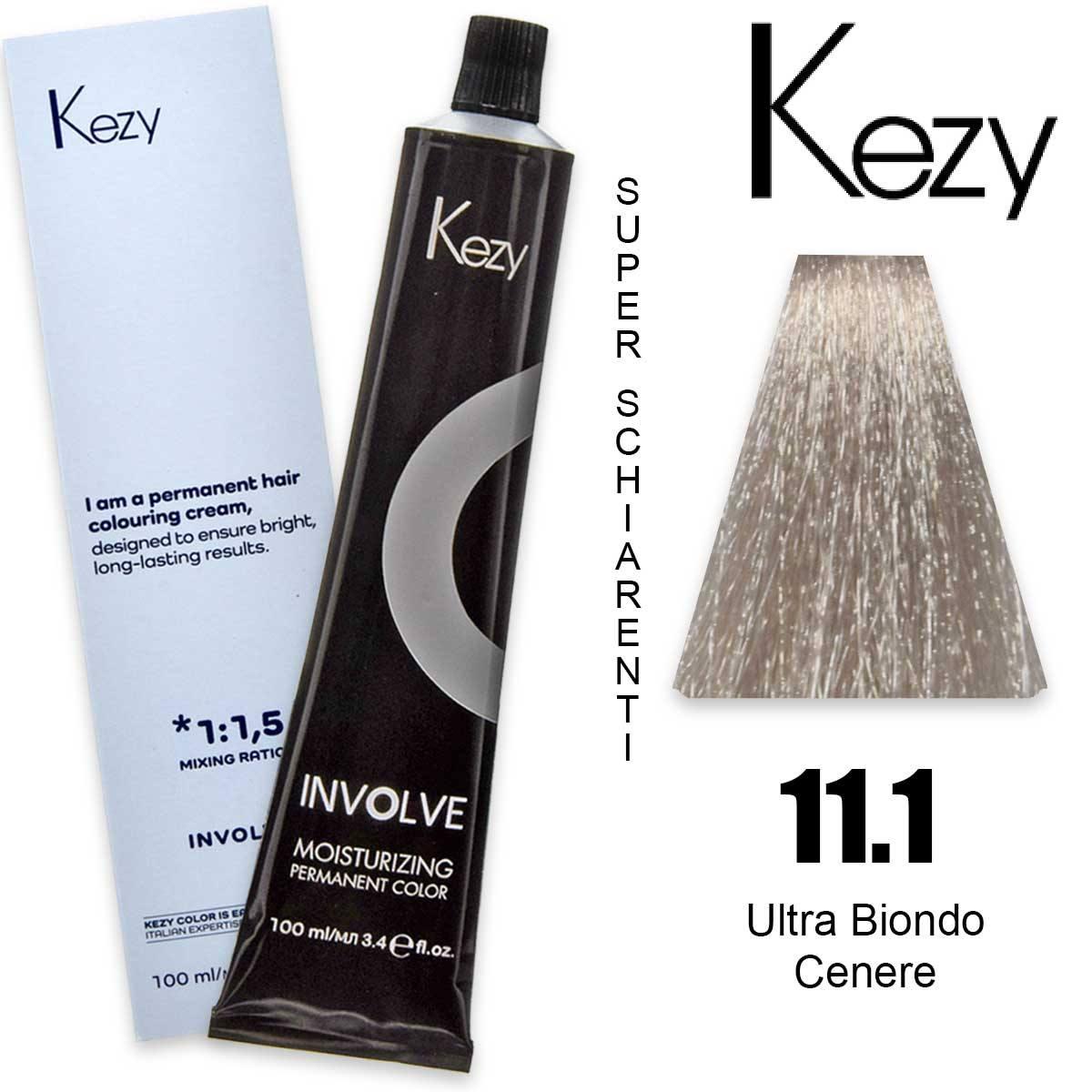 Kezy involve color 100 ml ultra biondo cenere 11.1