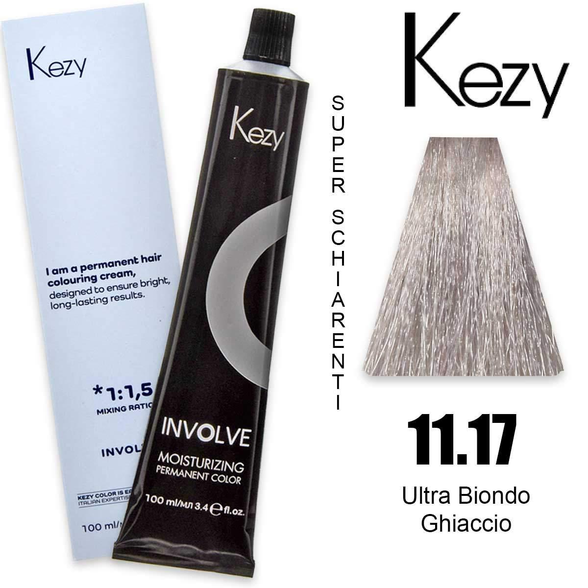 Kezy involve color 100 ml ultra biondo ghiaccio 11.17