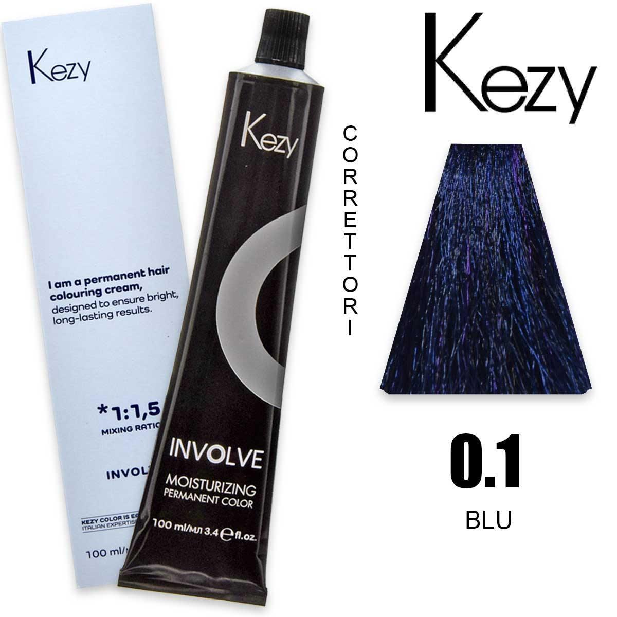 Kezy involve color 100 ml blu 0.1