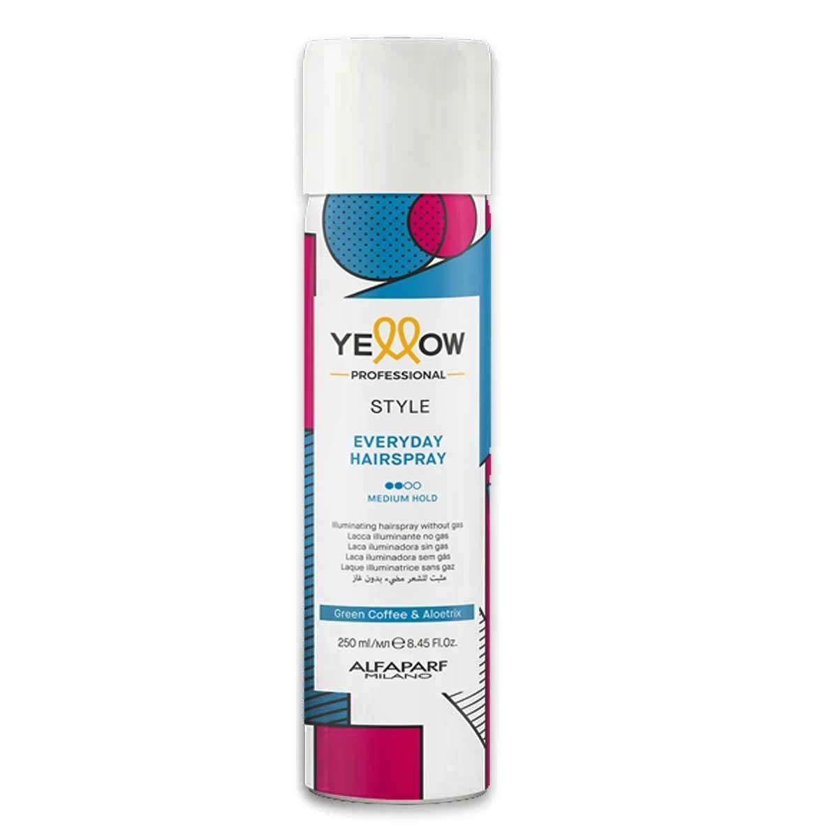 Alfaparf yellow style everyday hairspray 250ml no gas