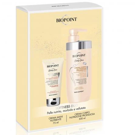 Biopoint coffret crema mani 75 ml + crema nutrizione prodigiosa 500 ml