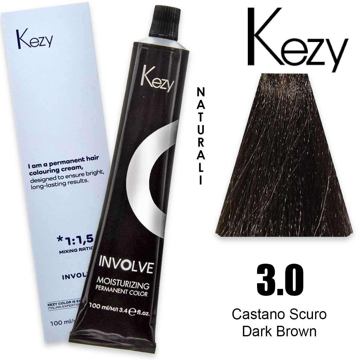 Kezy involve color 100 ml castano scuro 3.0