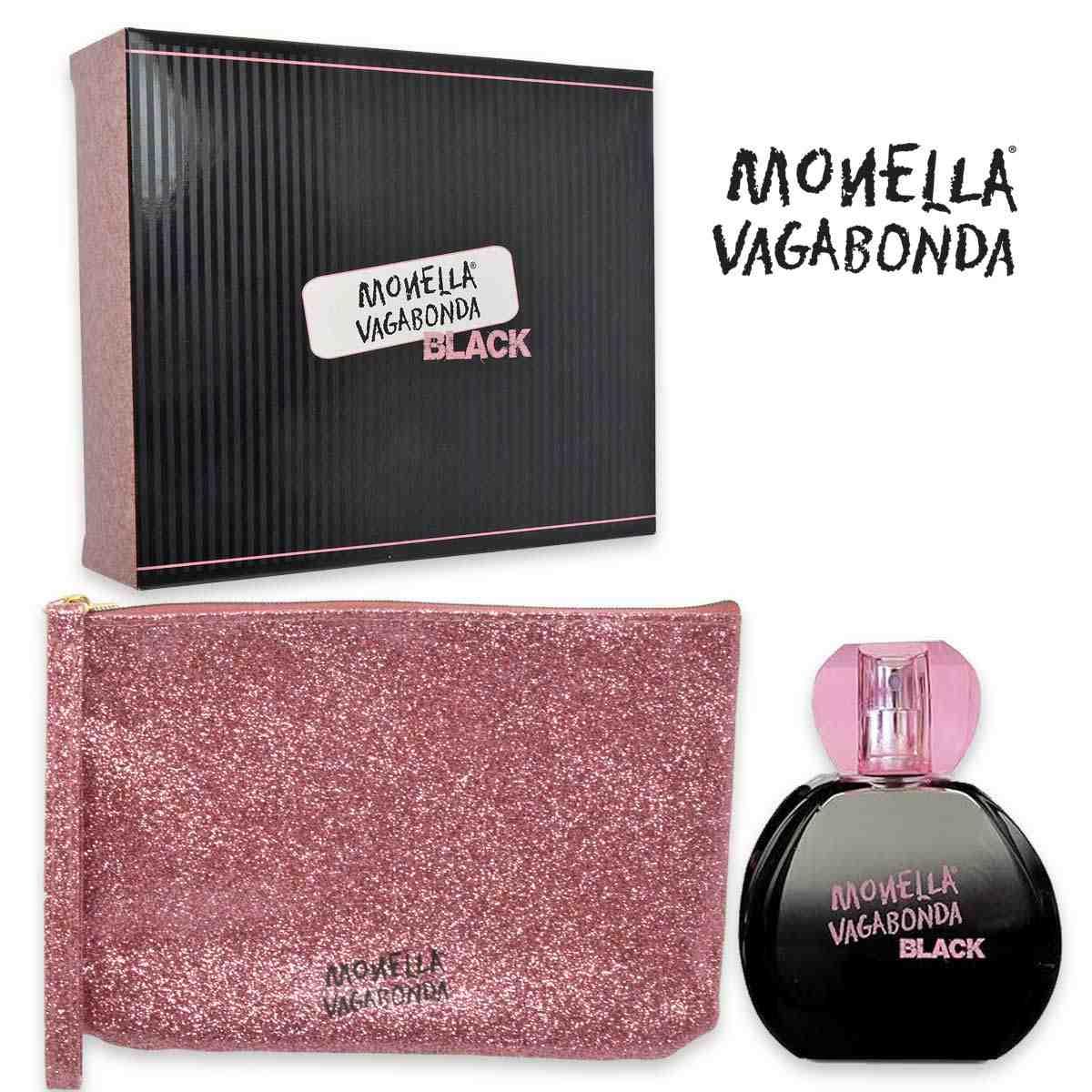 Monella vagabonda black (edt 100ml s/ast + pochette rosa glitter)