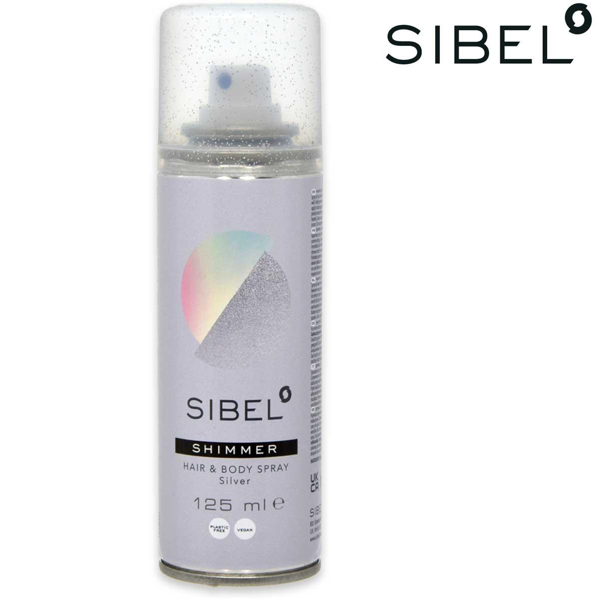 Sibel h&b shimmer spray 125ml silver