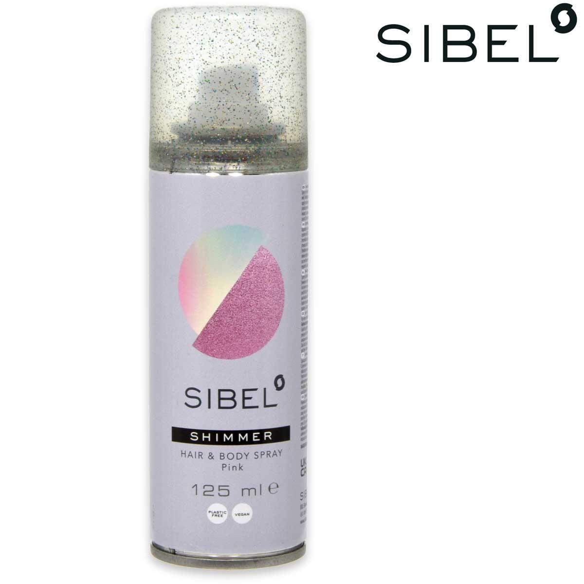 Sibel h&b shimmer spray 125ml pink
