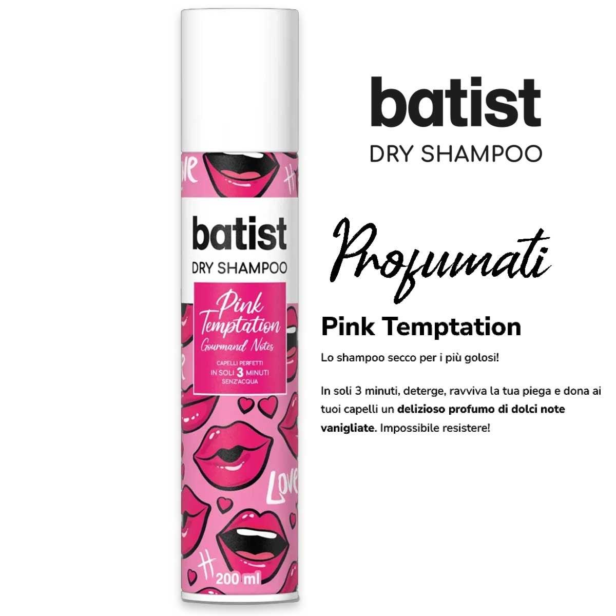 Batist dry shampoo pink temptation 200 ml