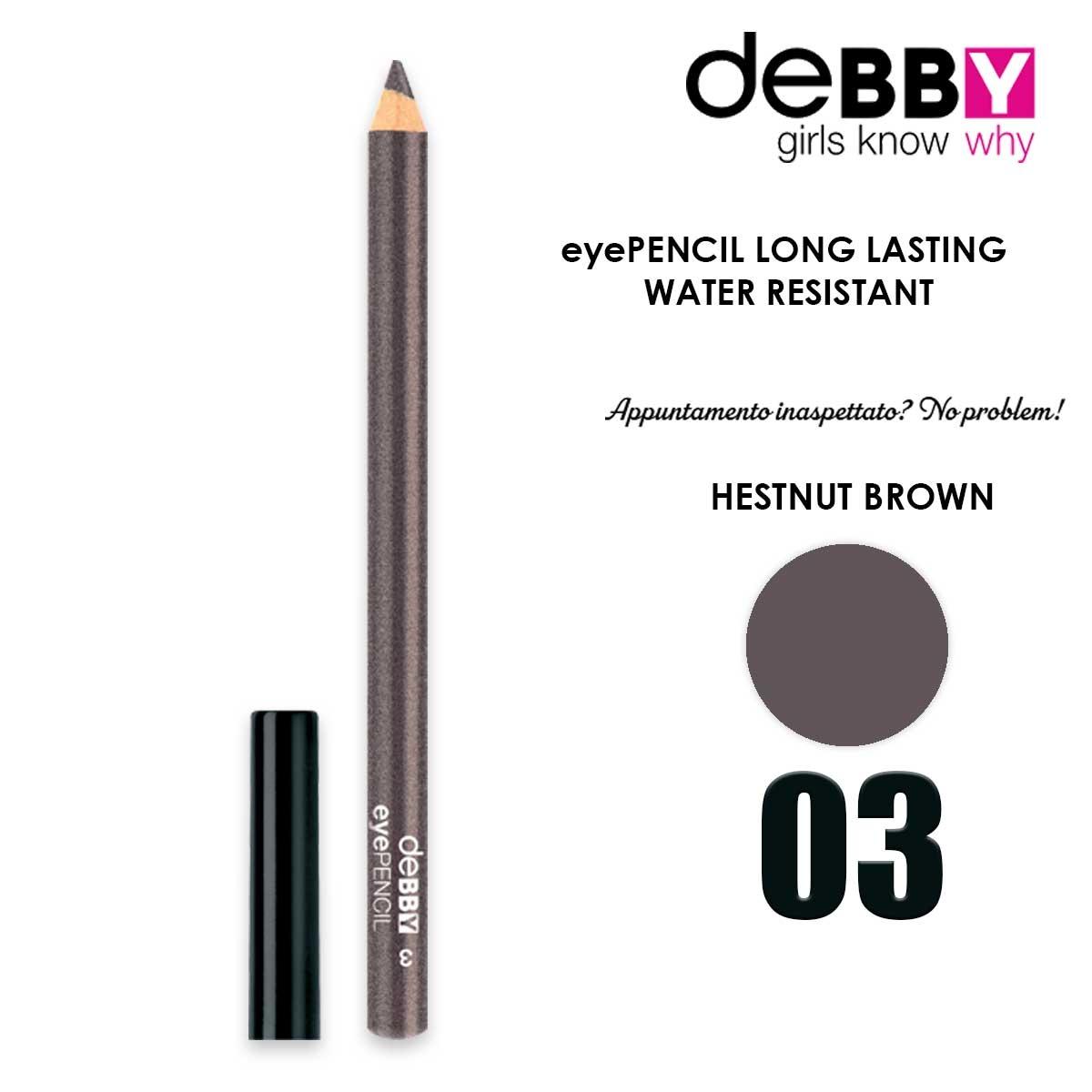 DEBBY MATITA OCCHI eyePENCIL LUNGA DURATA WATER RESISTANT 3