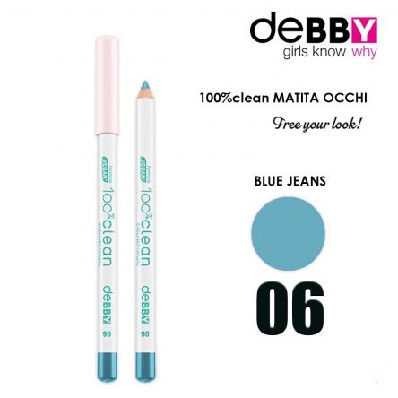 Debby matita occhi 100% clean 6 blue jeans
