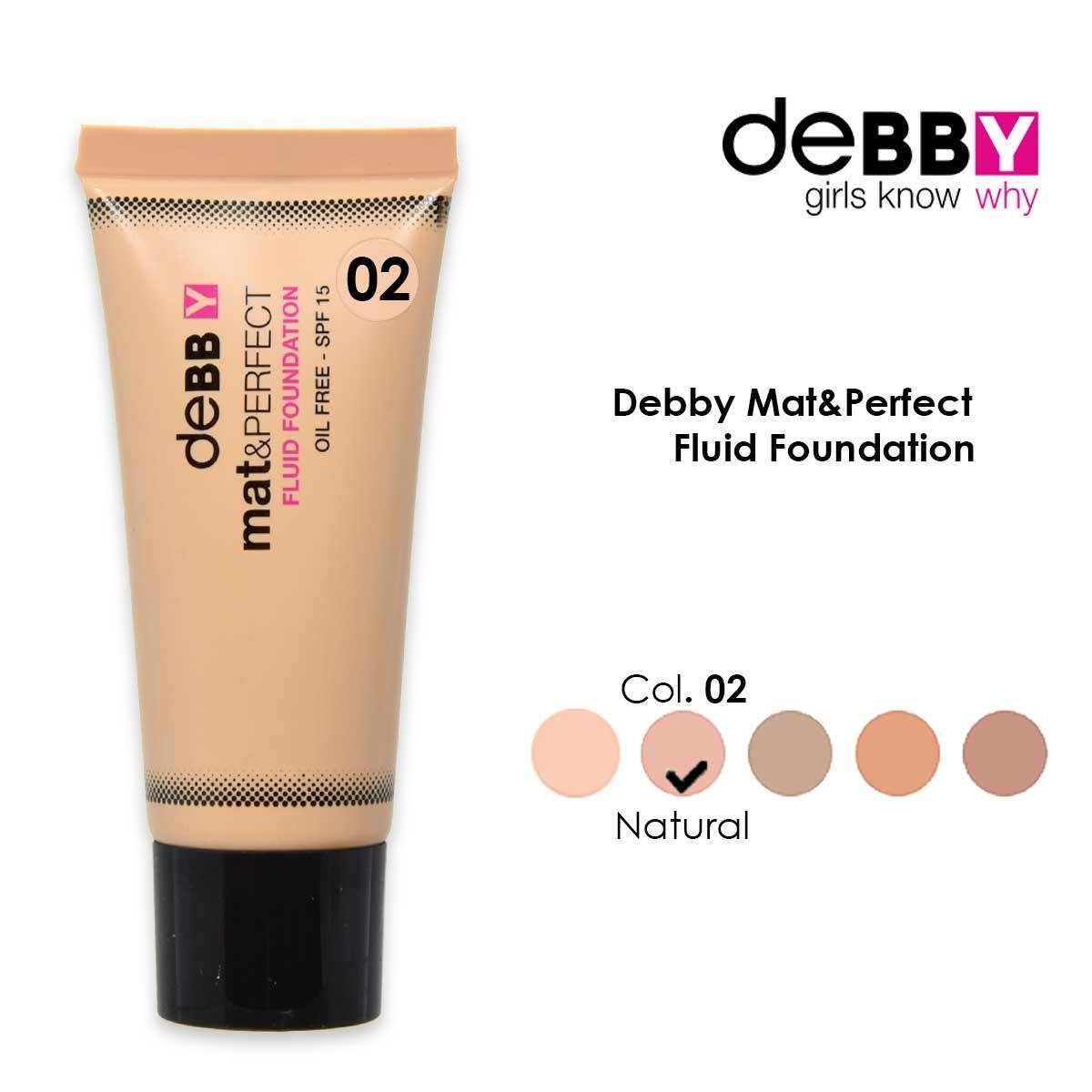 Debby fondotinta mat&perfect 02