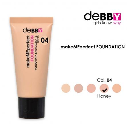 Debby fondotinta make me perfect 04 honey