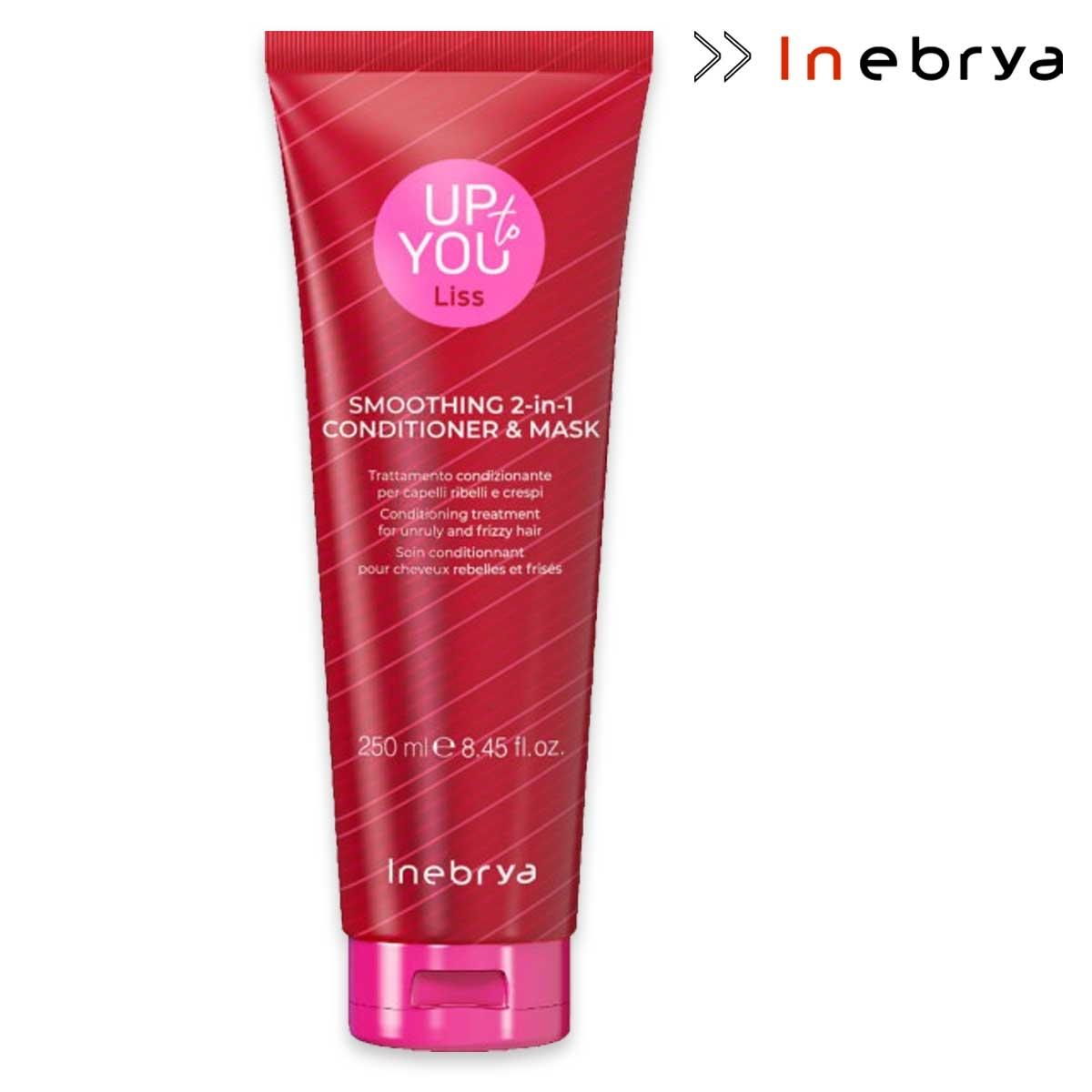 Inebrya up to you liss smoothing 2-in-1 mask & conditioner 250ml