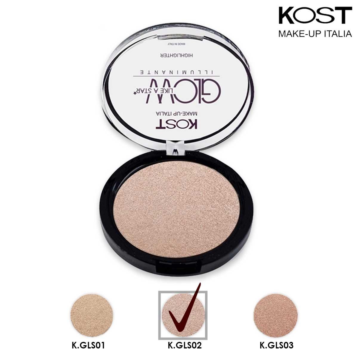 Polvere compatta illuminante glow like a star kost 02