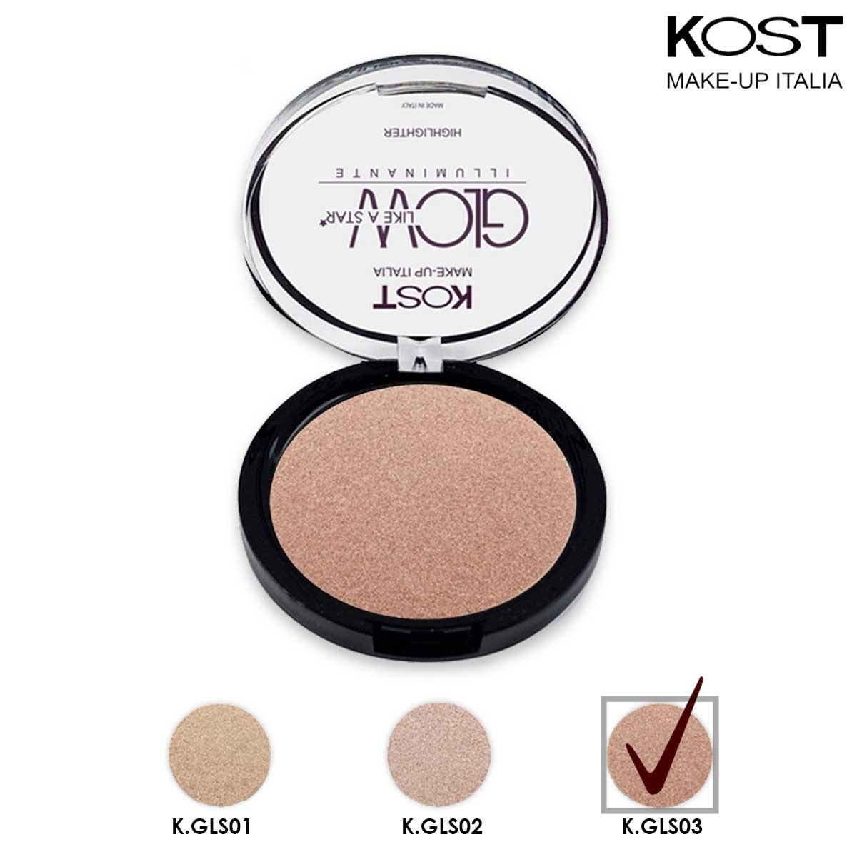 Polvere compatta illuminante glow like a star kost 03